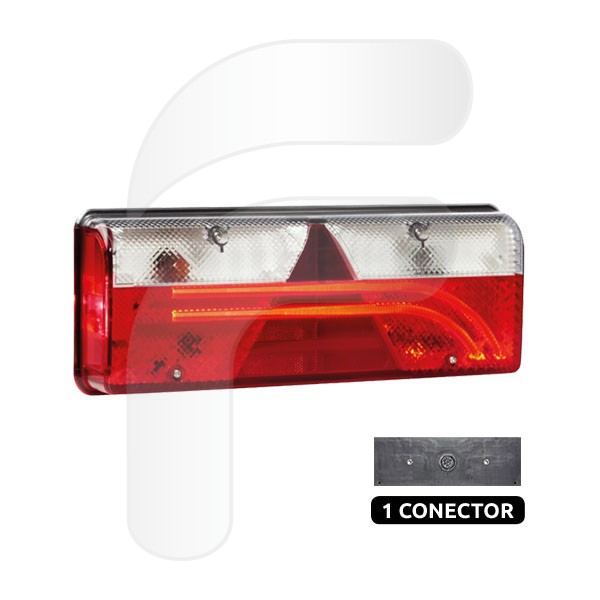 REAR LAMPS REAR LAMPS WITH TRIANGLE 1 CONNECTOR EUROPOINT LLL LEFT